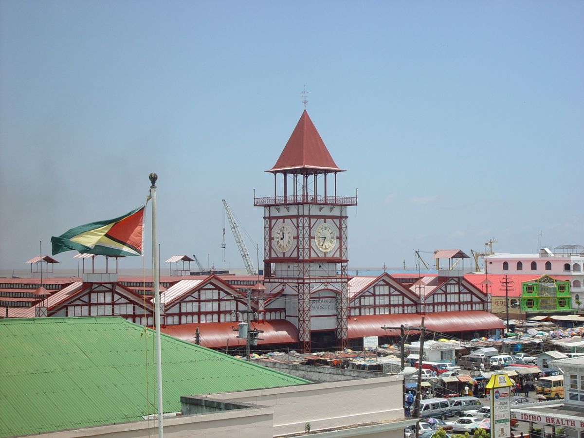 The notorious Stabroek market area